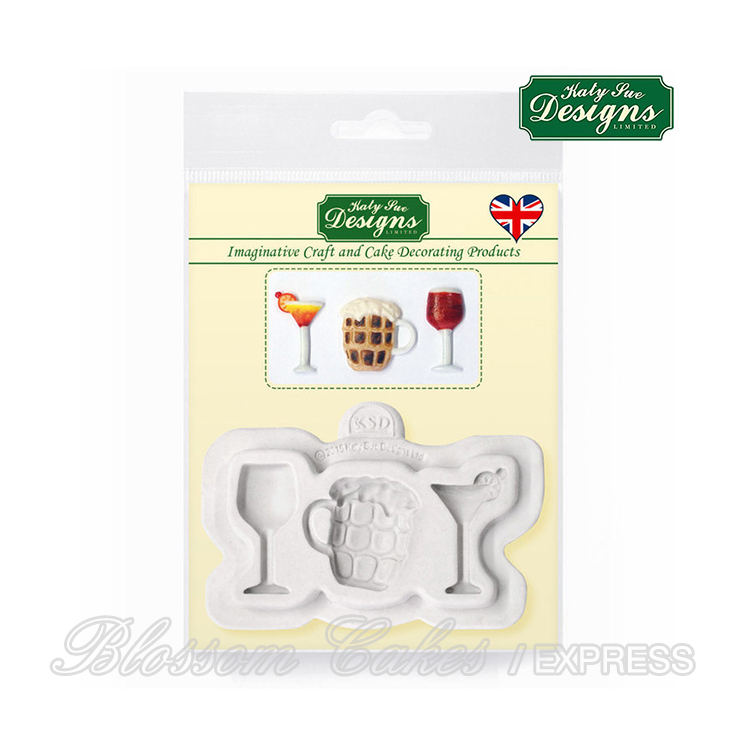 Katy Sue Party Drinks - Silicone Mould