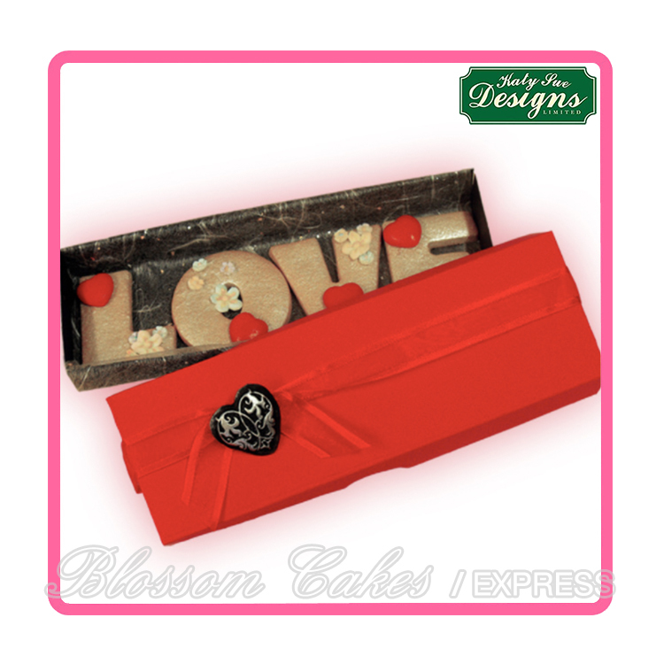 Katy Sue Elegant Hearts - Silicone Mould