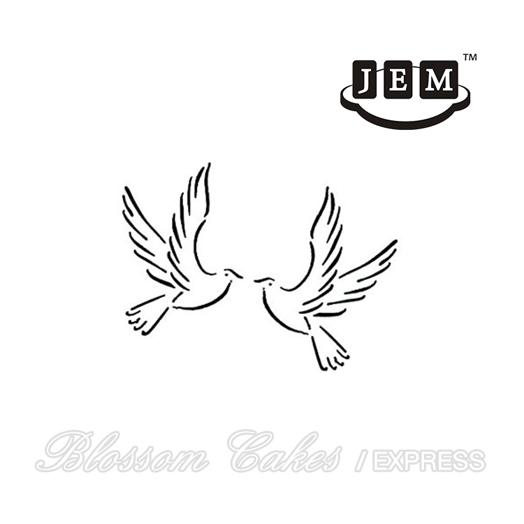 JEM Doves in Flight Stencil