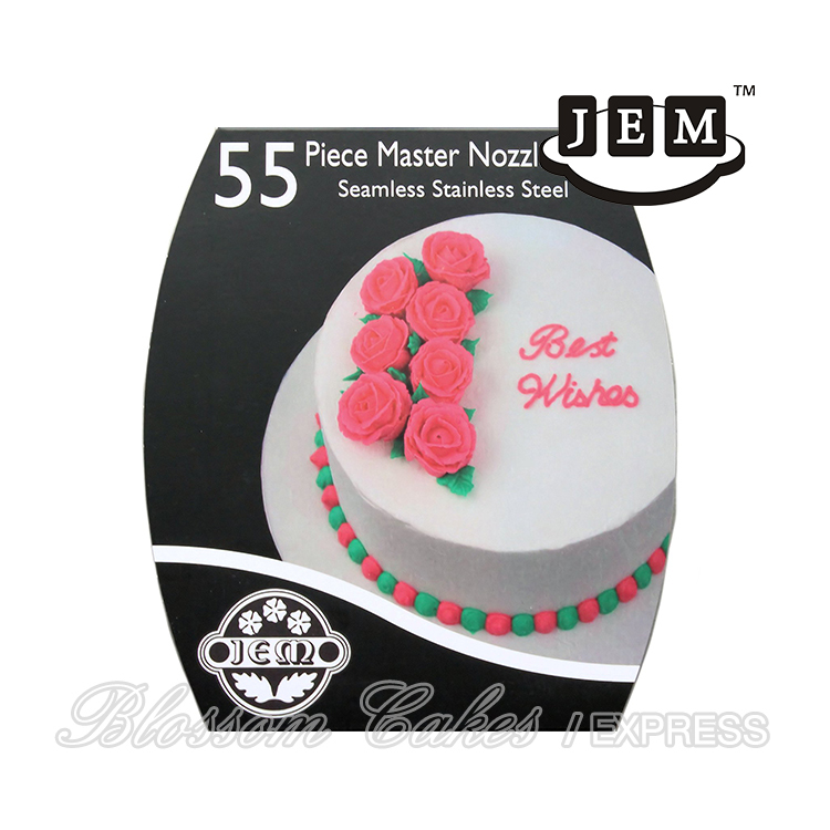 JEM Large Master Piping Nozzle Set of 55