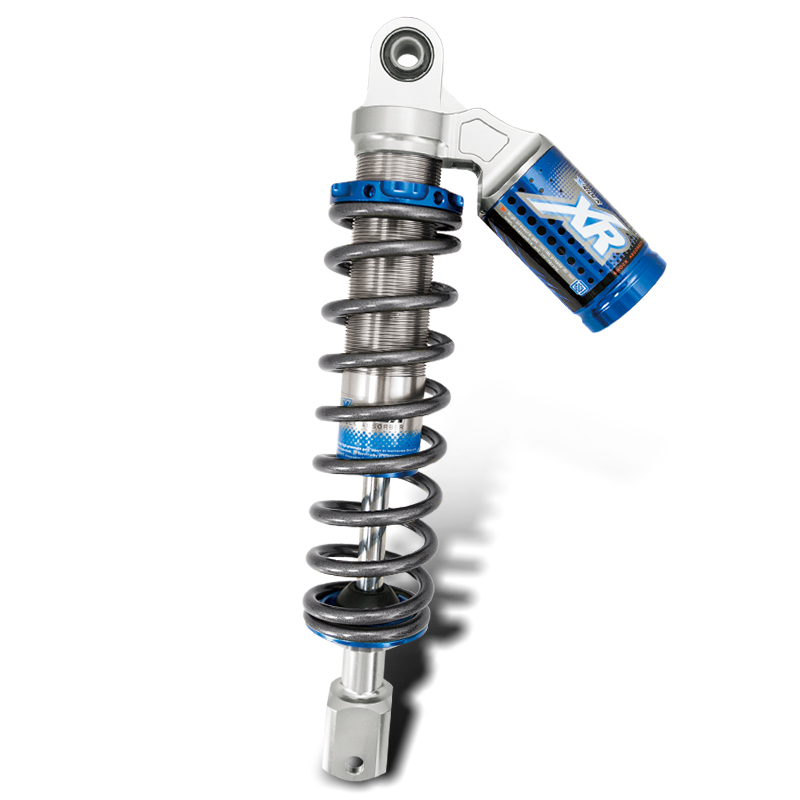 彈簧預載可調 後避震器_斜瓶款