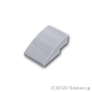 24309 Slope, Curved 3 x 2 No Studs Light Bluish Gray