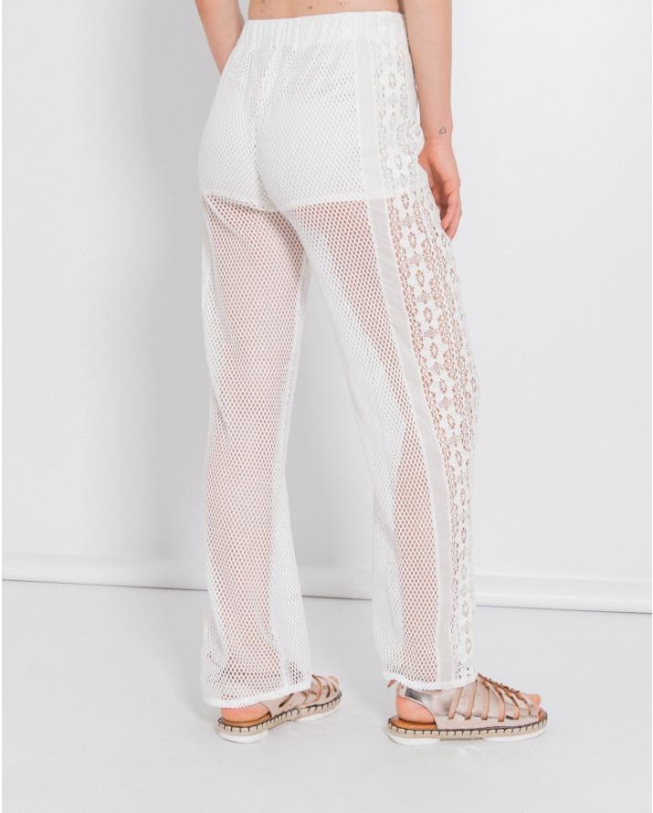 【silvian-heach】蕾絲寬管長褲