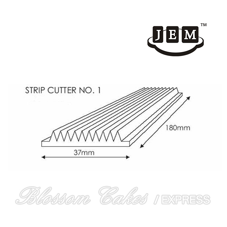 JEM Strip Cutter No. 1, cuts a strip 3mm (1/8") wide