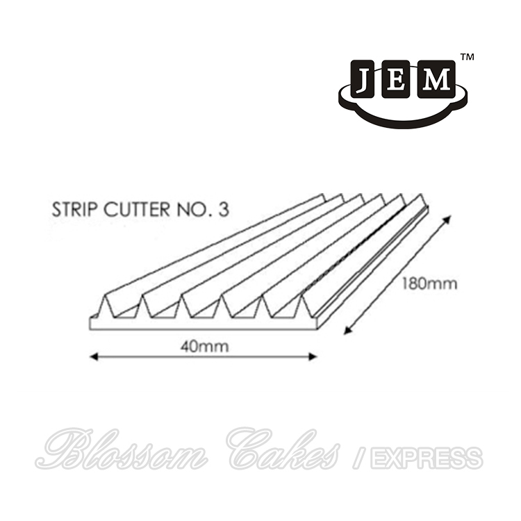 JEM Strip Cutter No. 3, cuts a strip 7mm (1/4") wide