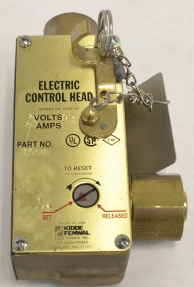 KiddeFM200 Electric Control Head, Stackable 24V DC (0.