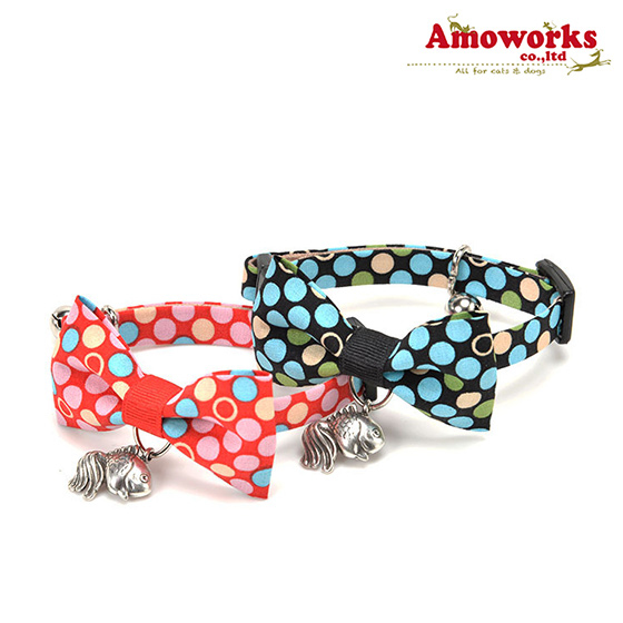 Amoworks 項圈 金魚點點領結