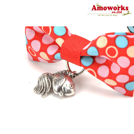 Amoworks 項圈 金魚點點領結