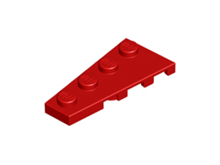 41770 Wedge, Plate 4 x 2 Left