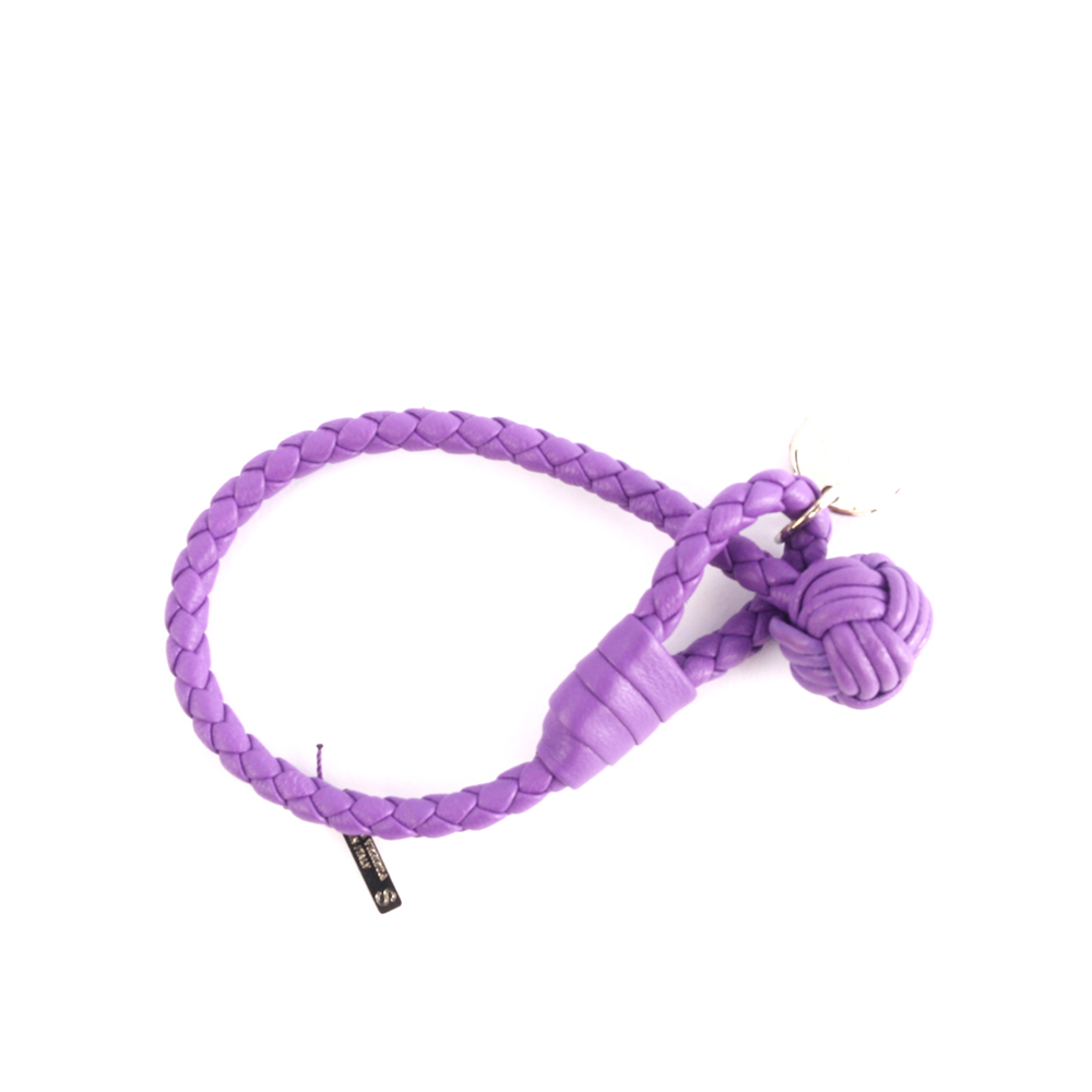 【BOTTEGA VENETA】S號小羊皮單圈編織手環