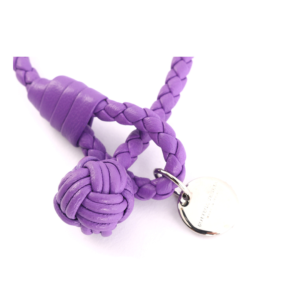 【BOTTEGA VENETA】S號小羊皮單圈編織手環