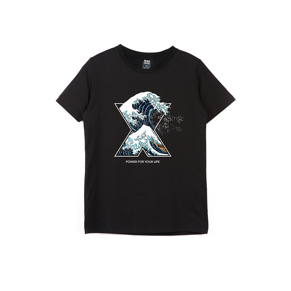 XCTRL X海浪短T-黑