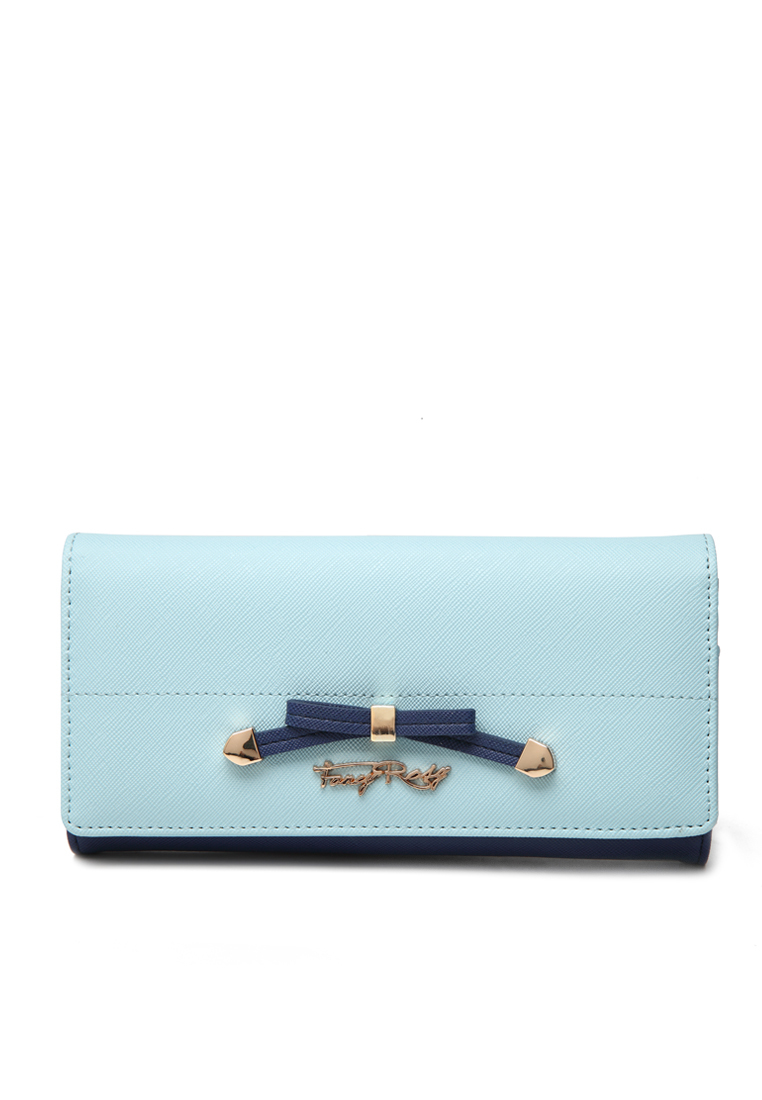 Fancy Bow Bow Long Fold Wallet