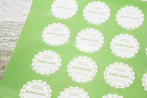 圓貼紙-hand made-1