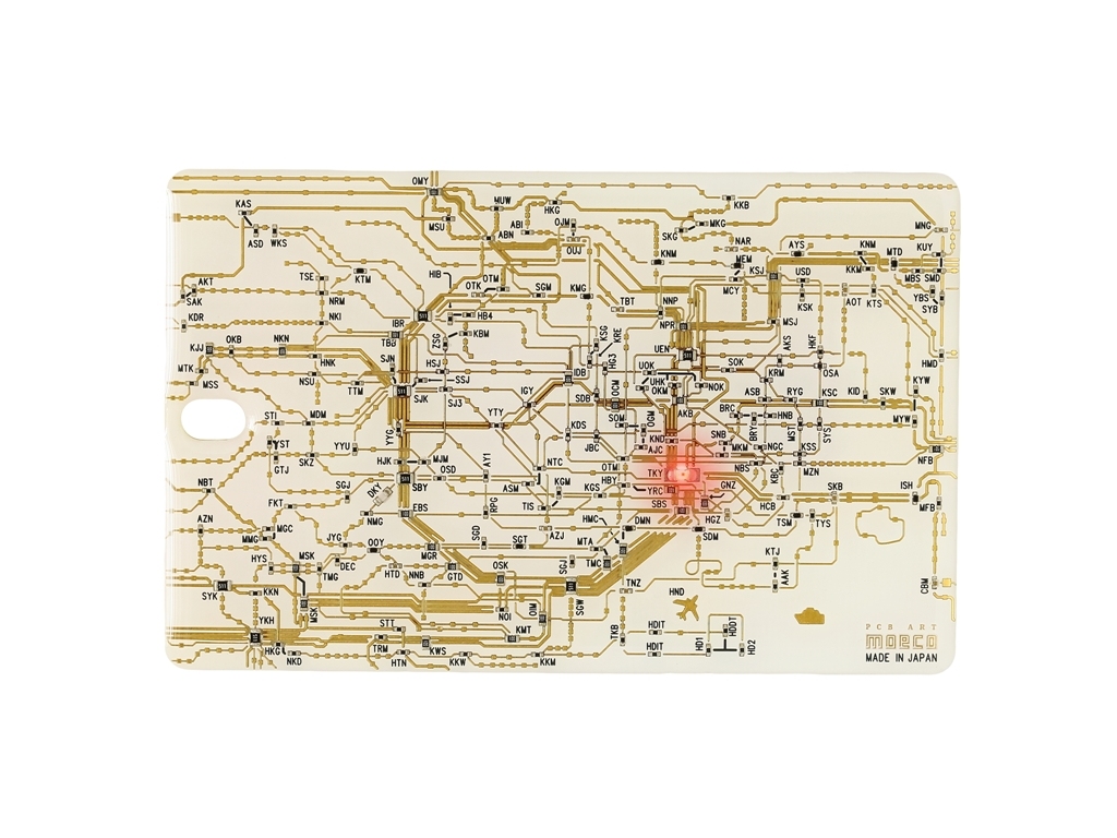 FLASH 東京電路線地圖八達通套 (白色)