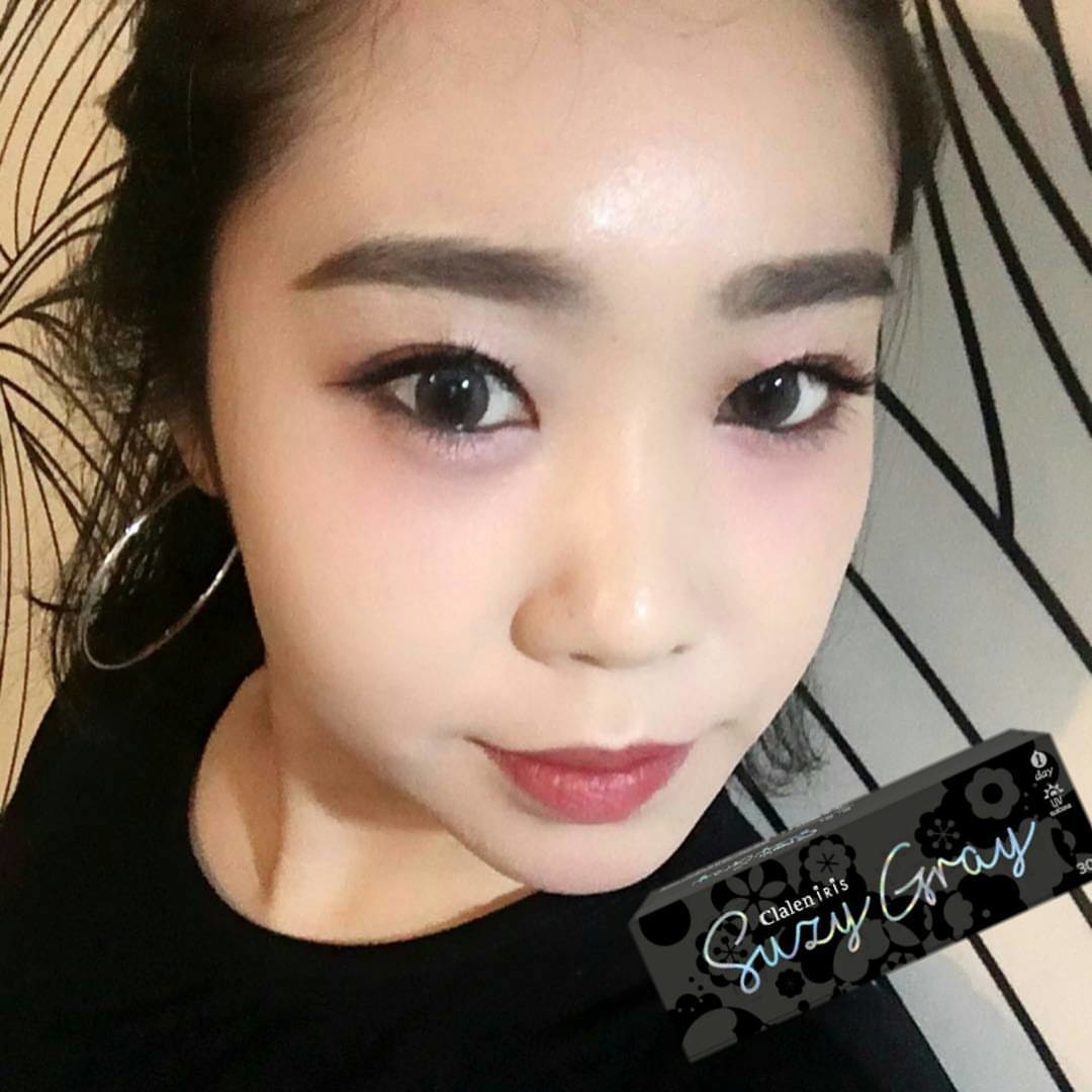 Clalen Iris Suzy Gray Color Con隱形眼鏡