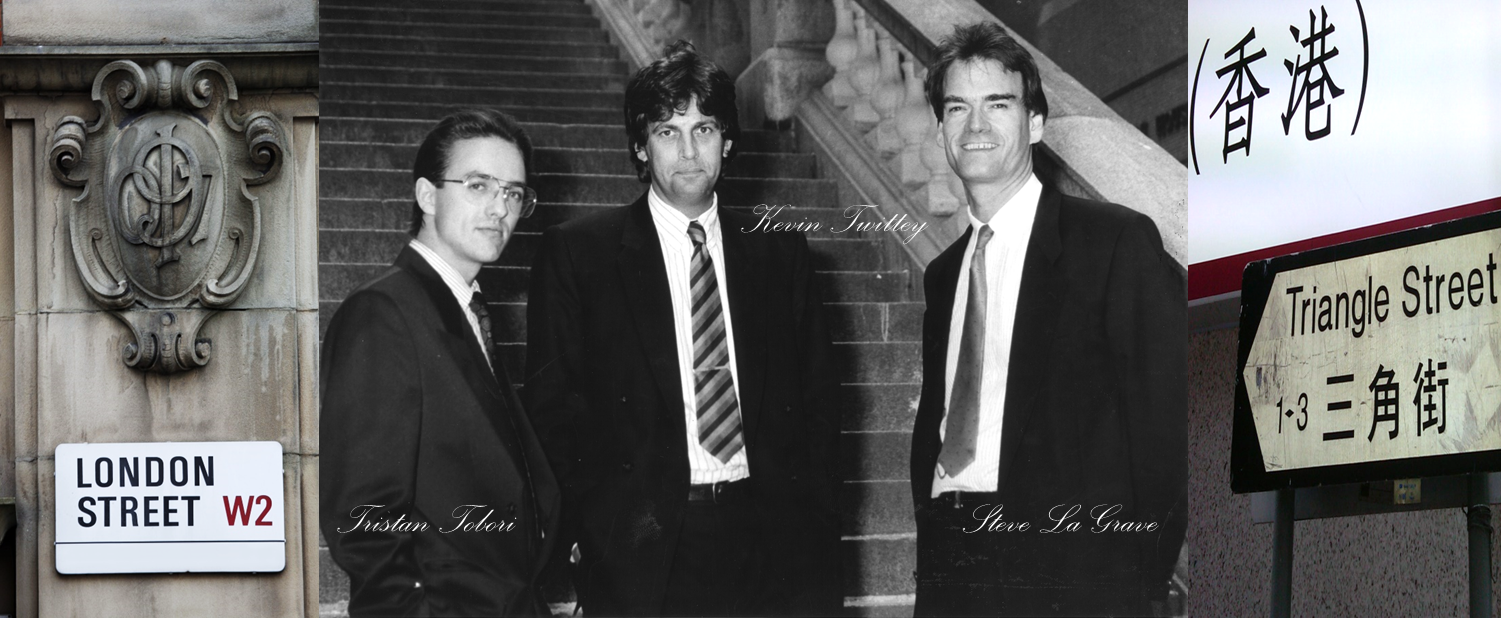 Triangle founders from London who came to Hong Kong i8n 1995