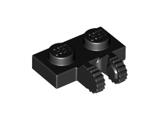 60471 Hinge Plate 1 x 2 Locking with 2 Fingers on Side