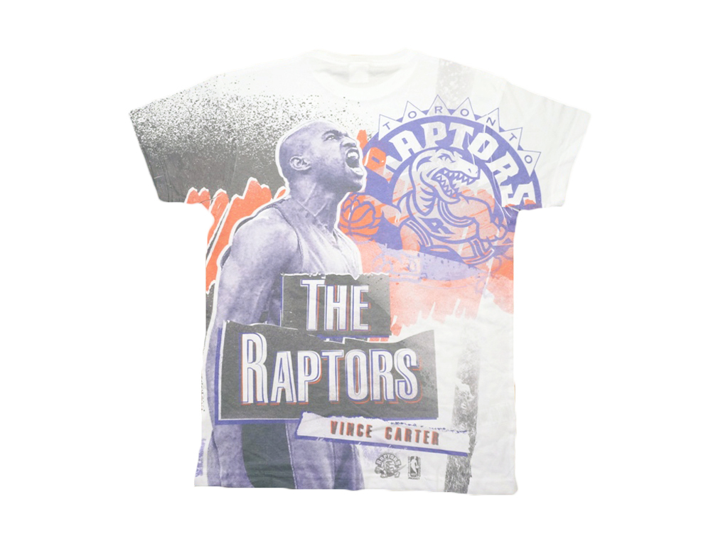Mitchell & Ness 多倫多暴龍隊 Vince Carter 熱昇華轉印 球員短T-Shirt