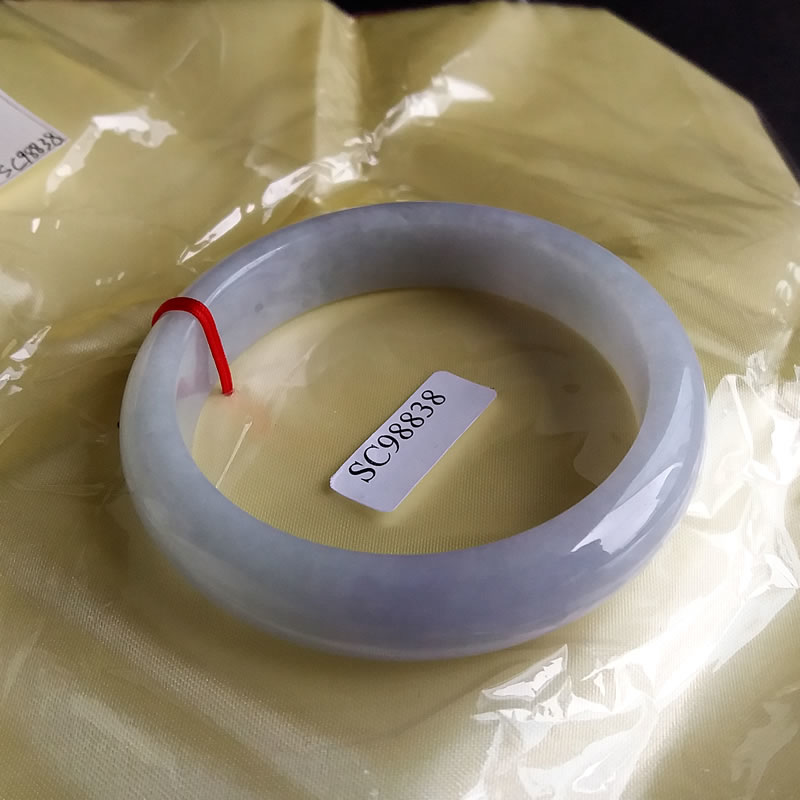 冰紫羅蘭玉鐲 55.96mm, 天然翡翠A玉, 緬甸玉, Jade, Jadeite