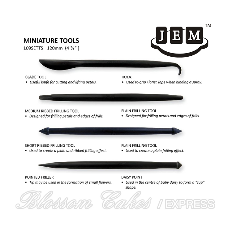 JEM Miniature Modelling Tools, Set of 4