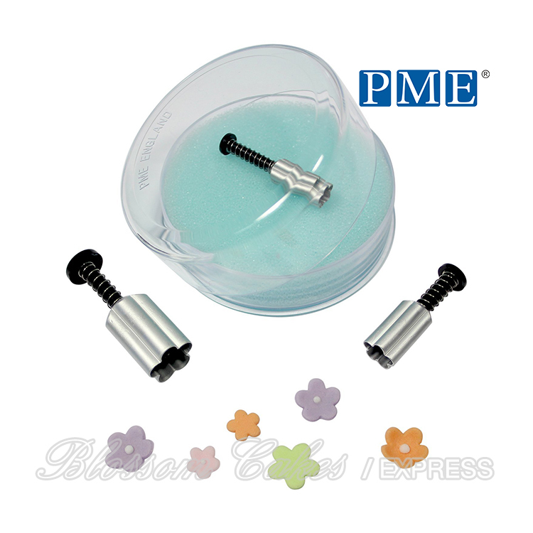 PME Blossom/Forget-Me-Not Aluminium Plunger Cutters, Set of 3
