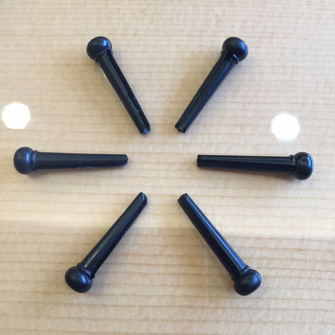 吉他弦釘 - 黑(單顆) 止弦釘 塑料弦釘 弦豆