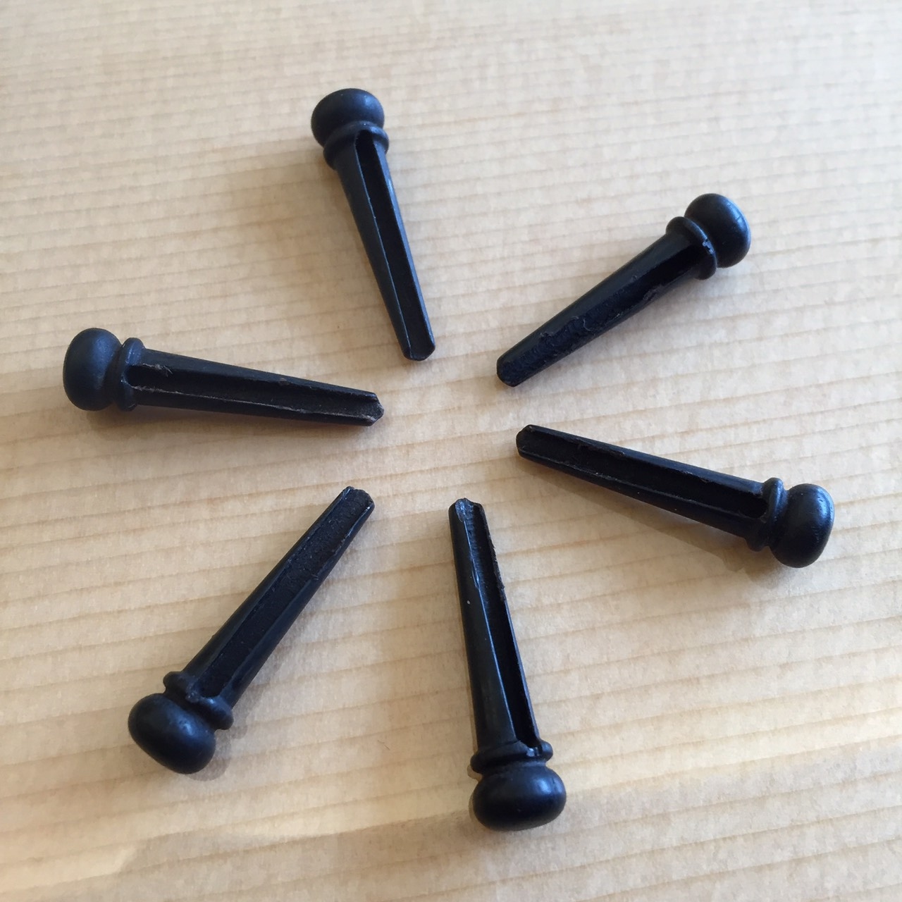 黑檀木弦釘(6顆/組) 溫暖音色 圓潤 音色升級 吉他弦釘 第 3 張圖片｜三峽配件 / 週邊