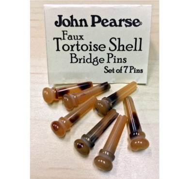 John Pearse - 玳瑁弦釘(7顆/組) 好看 密度高 音色升級