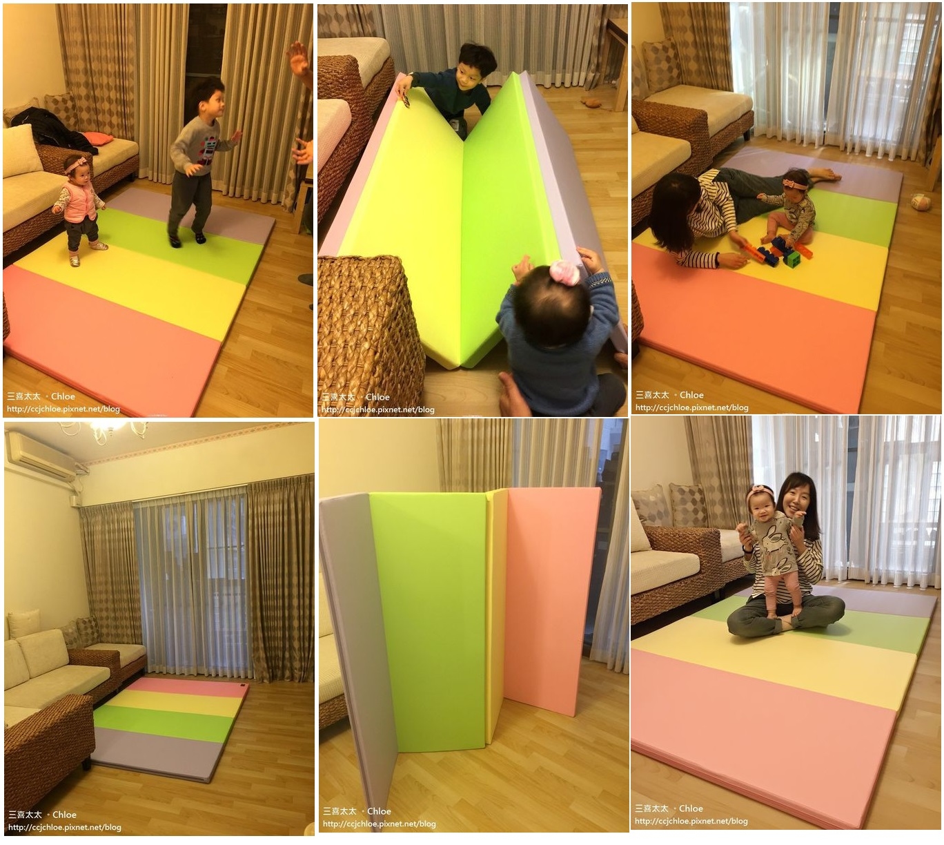 [兒童地墊推薦] MANG MANG小鹿蔓蔓。兒童4CM摺疊地墊 BY 三喜太太CHLOE