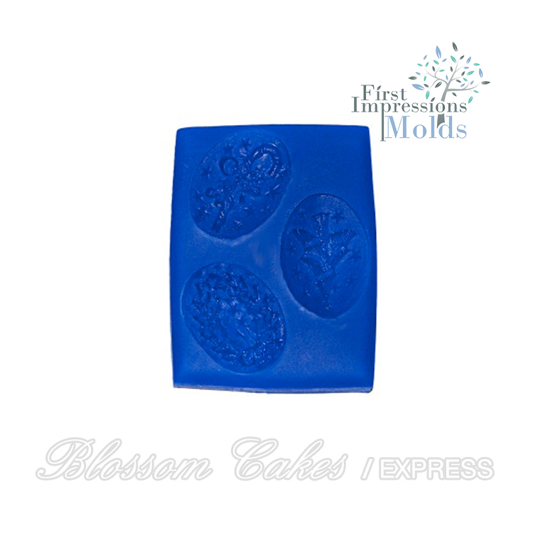 FI Christmas Cameo Set Silicone Mold