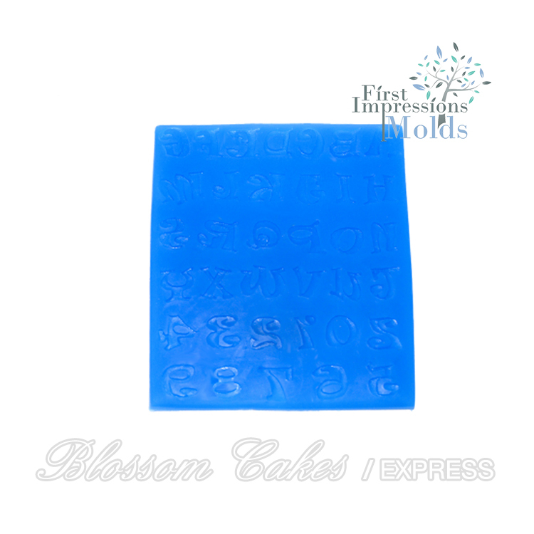 FI Alphabet Silicone Mold