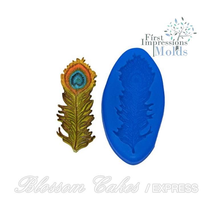 FI Peacock Feather Silicone Mold