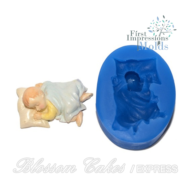 FI Sleeping Baby Silicone Mold