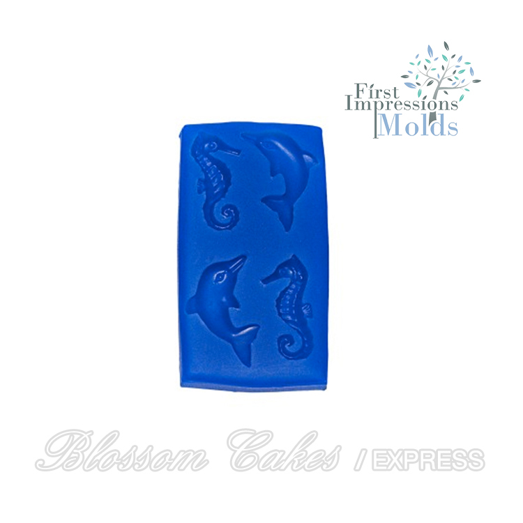 FI Mini Dolphin & Seahorse Silicone Mold