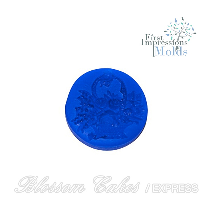 FI Basket of Flowers Silicone Mold
