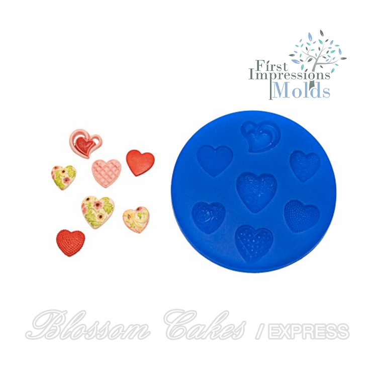 FI Heart Set 1 Silicone Mold