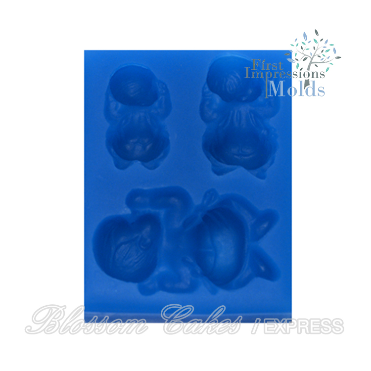 FI Sleeping Baby Set Silicone Mold