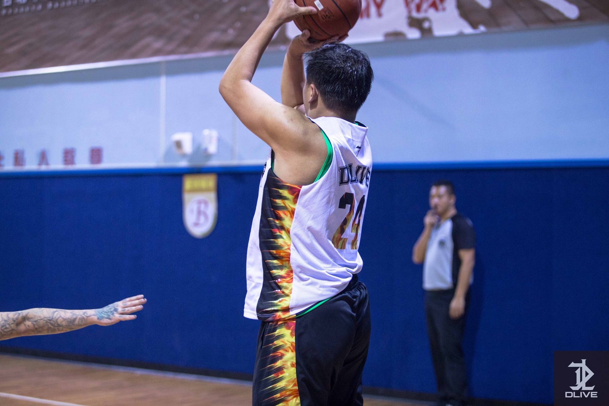 雙面籃球服 - 雙面冷豔(紅火焰)