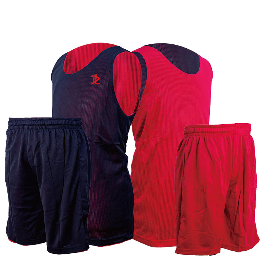 雙面籃球服 - SimplePower 純淨力量(紅黑)