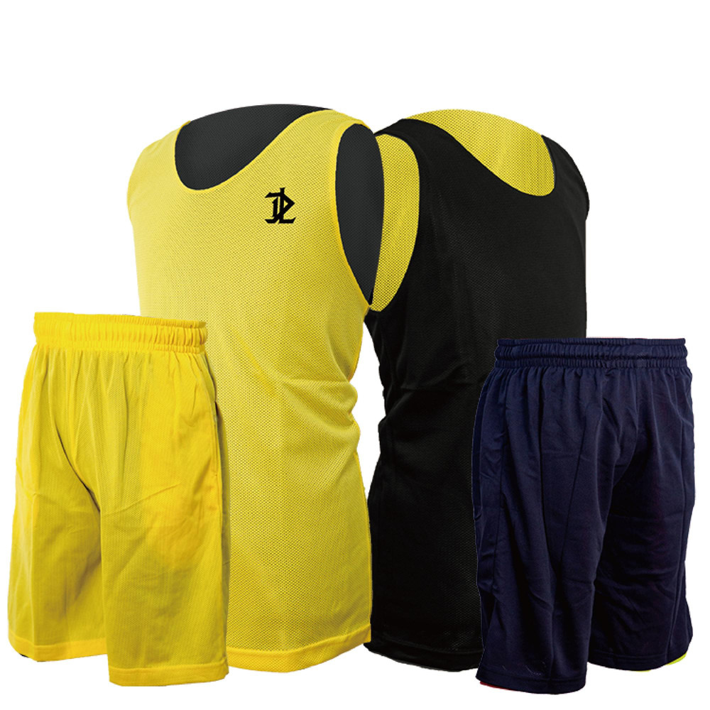 雙面籃球服 - SimplePower 純淨力量(黃黑)