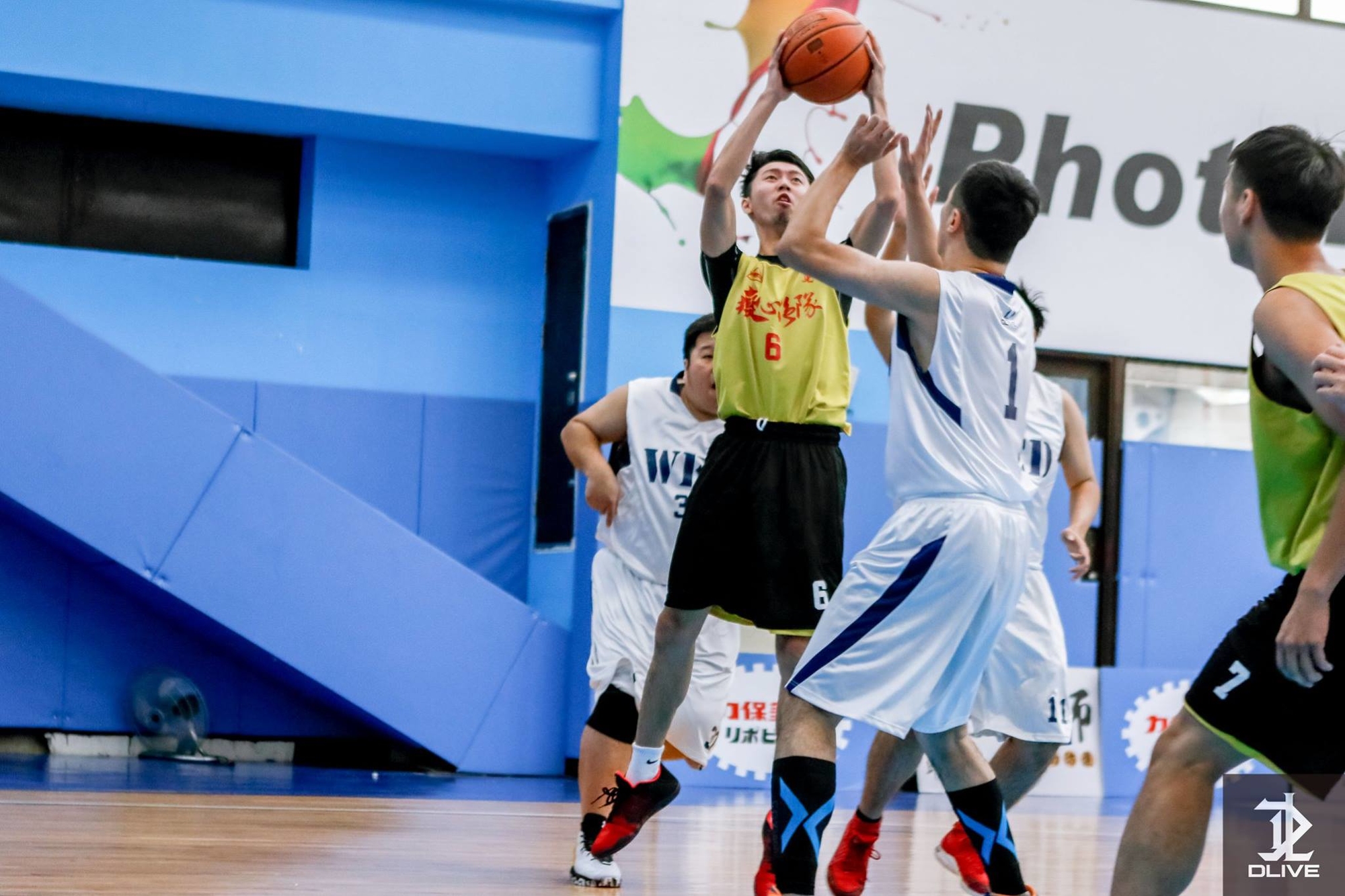 雙面籃球服 - SimplePower 純淨力量(黃黑)