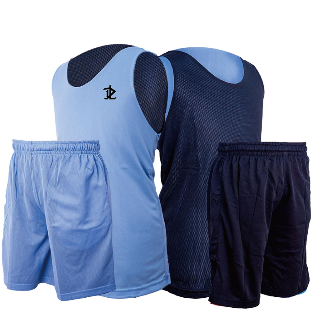 雙面籃球服 - SimplePower 純淨力量(水藍/黑)