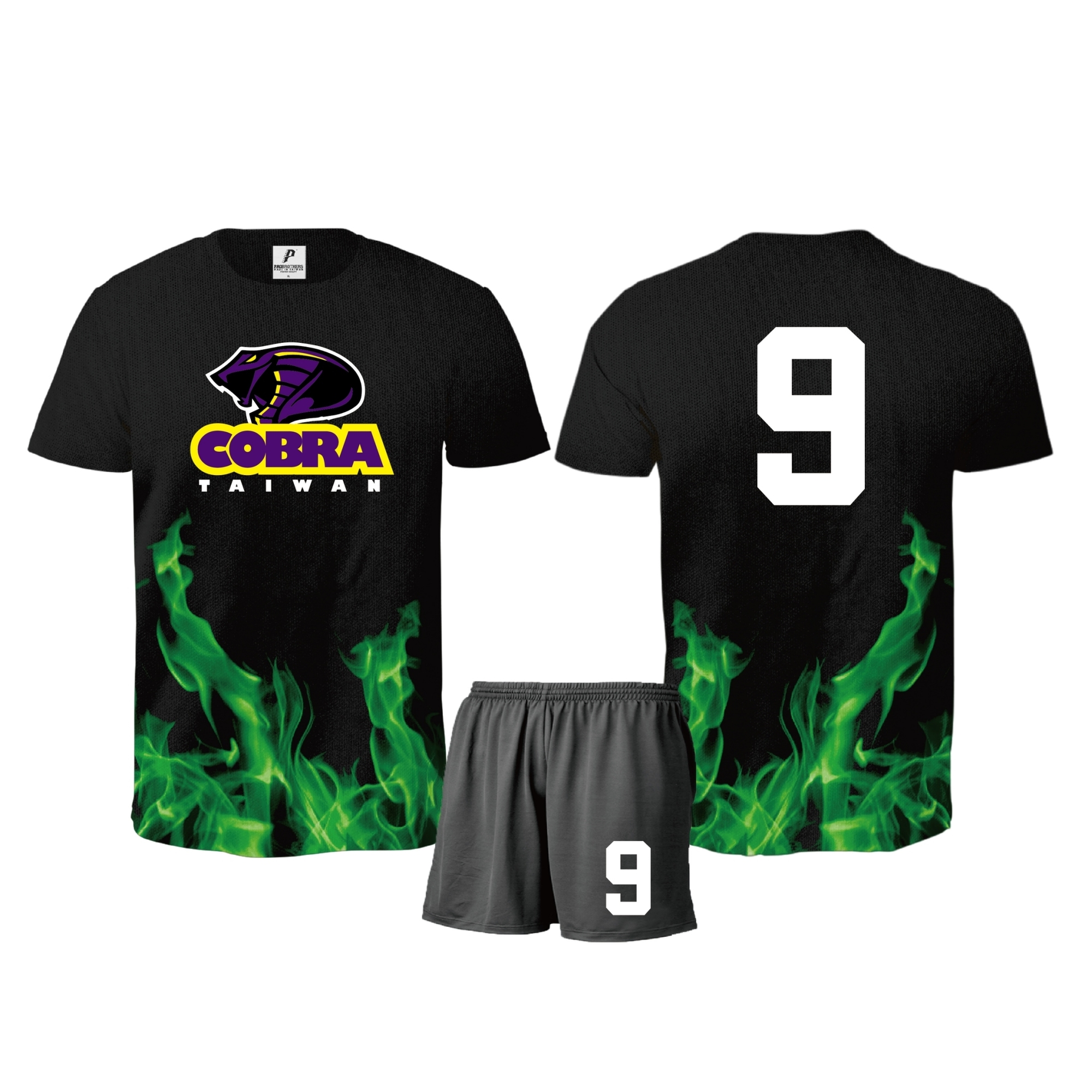 昇華圓領排球服 - 燃燒熱血