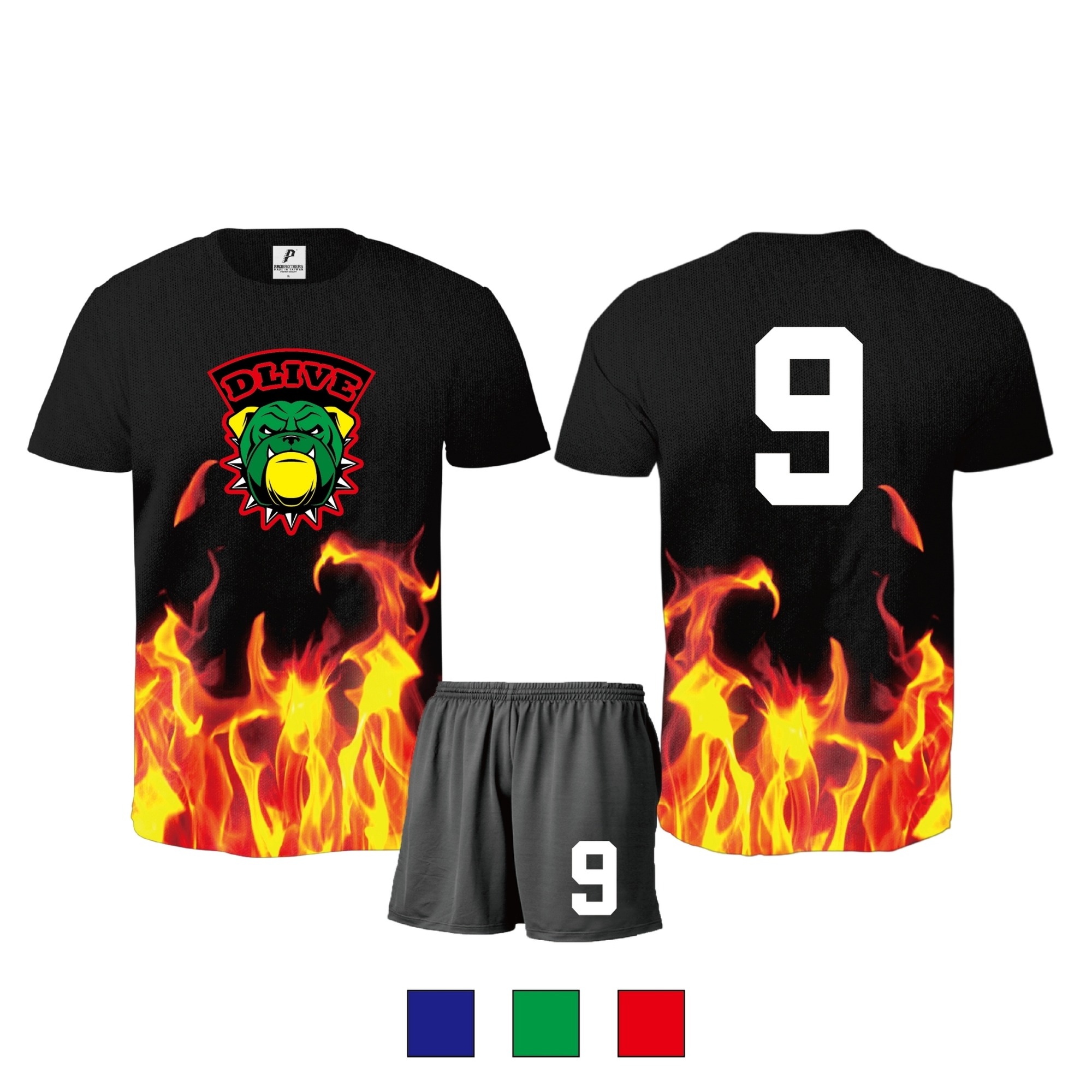 昇華圓領排球服 - 燃燒熱血