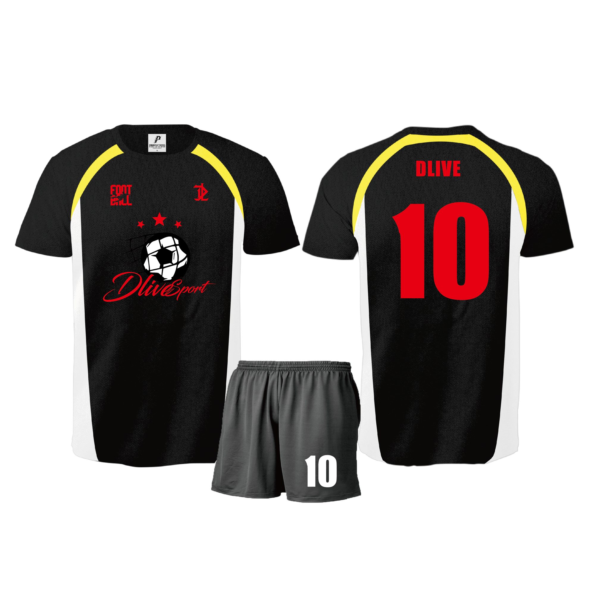 裁接款-雙拼接款排球服