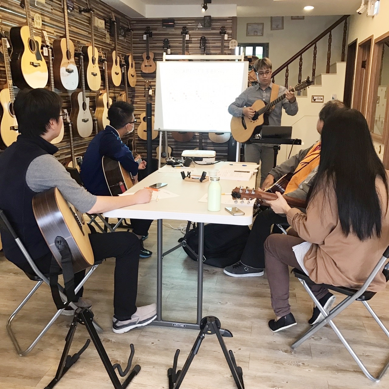 黃彥陸老師的彈唱編制前間奏的幾種簡單方式講座-上課剪影