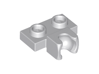 14704 Plate, Modified 1 x 2 with Small Towball Socket on Side