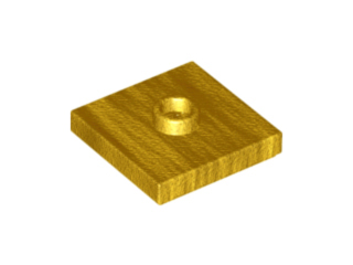 87580 Plate, Modified 2 x 2 with Groove and 1 Stud in Center (Jumper)