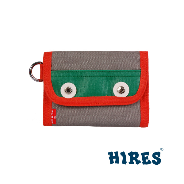 【HIRES】半調主義系列-短夾(灰橘)